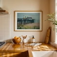 thumbnail image 3 of Ocean City Fishing Pier 02 - Ocean City Maryland Photography Oak Framed Wall Art Print 12 x 18 inches, 3 of 6