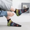 thumbnail image 2 of Naloa Colorful Dragon Head Profile Ankle Socks for Women Non Slip Socks No Show Socks Classic Low Cut Casual Socks Casual Socks, 2 of 7
