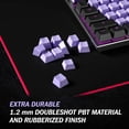 thumbnail image 4 of Keycaps HK Gaming Lavender, 23 teclas OEM DoubleShot, recubiertas de goma, 4 of 6