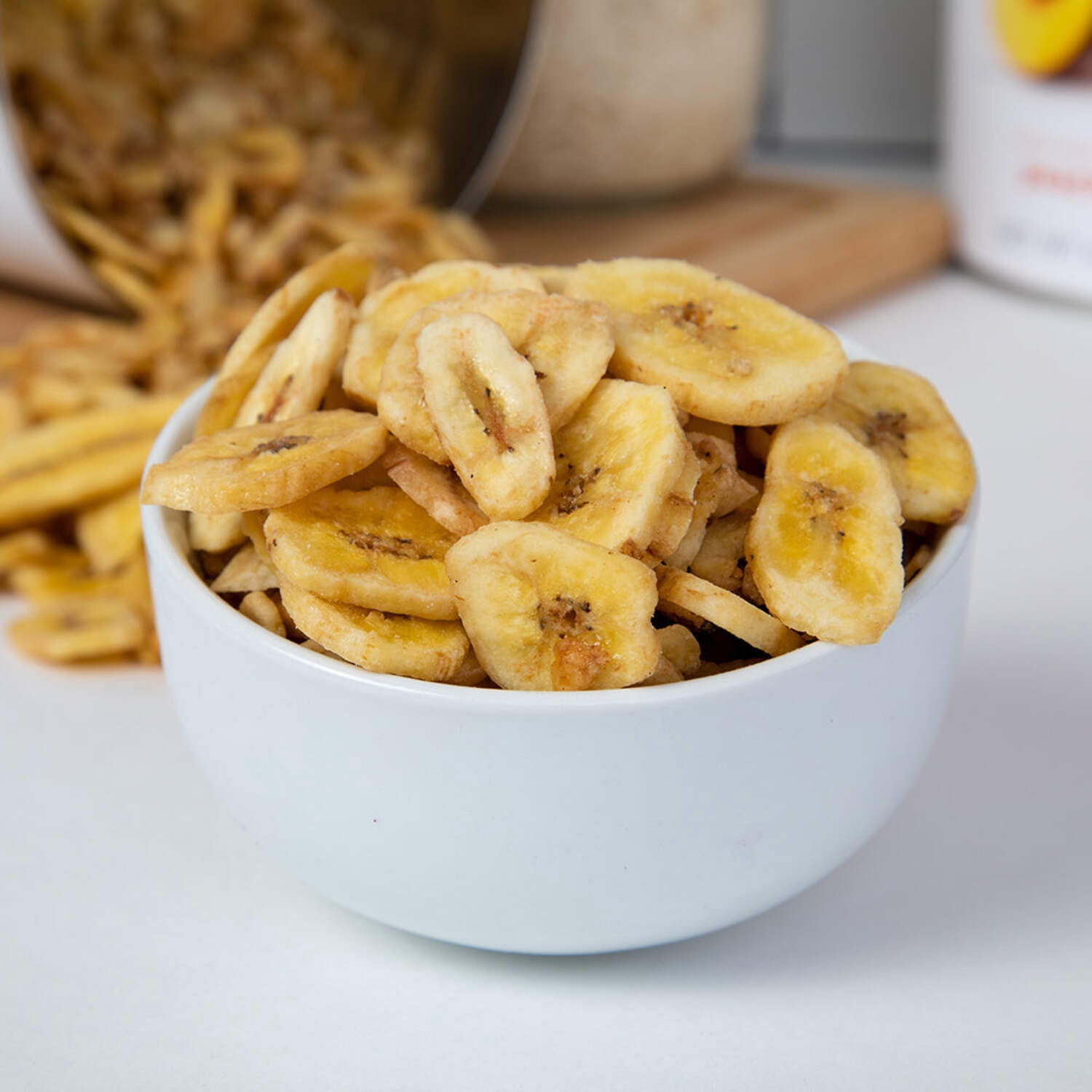 Emergency Essentials, Dehydrated Banana Slices, Emergency Food Supplies, 10-Year Shelf Life, 24 Servings