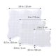 thumbnail image 2 of 3pcs Acrylic Clear Rubber Stamping Blocks Set with Grid Essential Stamping Tools for Scrapbooking Crafts Making, 2 of 2