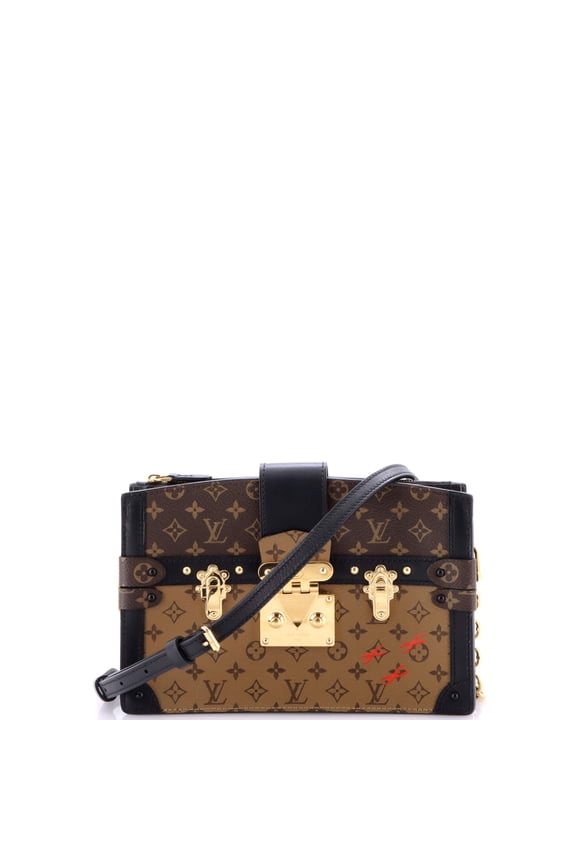 Pre-Owned Trunk Clutch Reverse Monogram Canvas By Rebag