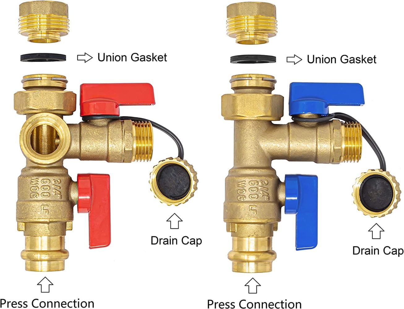 Buy LAKeyen 34 inch Sweat Tankless Water Heater Isolation Valve Kit