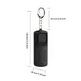 thumbnail image 2 of Children Elder Emergency Alarms with Light  130dB Loud Alerts Keychain Security Alarming Outdoor Walking, 2 of 9