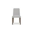 thumbnail image 3 of Signature Design by Ashley Lyncott Contemporary Dining Room Upholstered Side Chair with Foam Cushion, Set of 2, Cream & Brown, 3 of 7