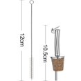 thumbnail image 2 of Incutex 5x Botella Vertedor Corcho Con Tapa Vertedor Botella Aceite Vertedor Aceite Vinagre, 2 of 5