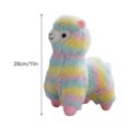thumbnail image 3 of Yuedong Cartoon Sika Deer Plush Toy Doll Rainbow Lattice Giraffe Sleeping Pillow Children's Christmas and New Year gift, 3 of 10