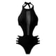 thumbnail image 2 of Gibobby Trajes de Natación para Mujer Traje de baño de malla sexy para mujer Traje de baño Monokini con cuello halter recortado de cuello(Negro,XL), 2 of 5