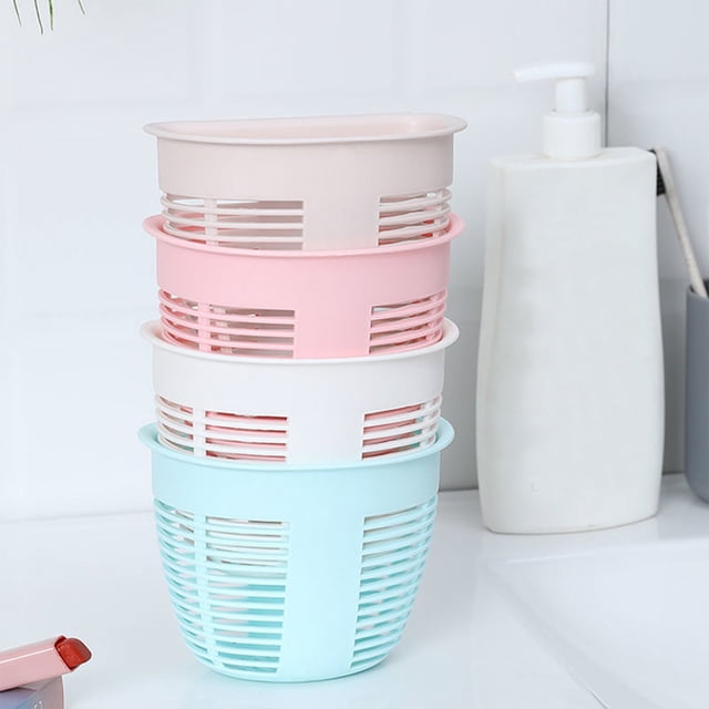 Clearance Items! Gspmoly 2Pcs Wall Hanging Traceless Storage Box Plastic Storage Basket Household Small Hanging Basket Dormitory Bedside Shelf Kitchen Storage Basket Clearance Items