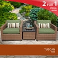 thumbnail image 2 of Tuscan 3 Piece Outdoor Wicker Patio Furniture Set 03a, 2 of 7