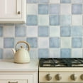 thumbnail image 4 of Mi Alma Solid Light Blue Peel & Stick Tiles - Vinyl Backsplash 8x8, 4 of 9