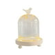 thumbnail image 1 of Cúpula de vidrio transparente, campana de cristal transparente, campana de cristal decorativa creativa para bodas 9x11cm Pájaro, 1 of 9
