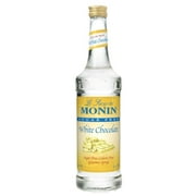 Monin Sugar Free Syrup Size: 750 ml (25.4 oz), Flavor: White Chocolate