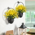 thumbnail image 3 of 8 Bundles Artificial Outdoors Flowers (Yellow-Daffodil), 3 of 5