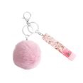thumbnail image 1 of Sonducket Llavero anillo bola de peluche hebilla colgante llavero portátil soporte cartera bolso decoración llavero colgante para niñas Ropa, zapatos y accesorios Miscelánea Rosado Sonducket AP014384-08, 1 of 1