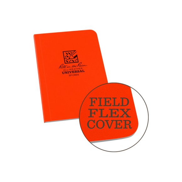 Rite in the Rain 359974 Field Flex Memo Book, Orange