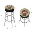 thumbnail image 5 of Trademark Gameroom Coca-Cola Brazil Color Splash Coke Bottle Bar Stool with Padded Seat, 5 of 5