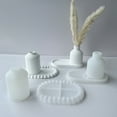 thumbnail image 5 of Vase Tray Set Desktop Arrangement Silicone Mould Flower Arrangement Vessel Plaster Drip Mould DIY Handmade Silicone Moulds, 5 of 5