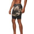 thumbnail image 2 of LYMAYTER Men's Quick Dry Shorts Layered Athletic Gym 2-in-1 Drawstring Workout Shorts for S-2XL, 2 of 10