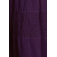 thumbnail image 5 of Womens Off Shoulder Boho Lace Semi Sheer Smocked Party Maxi Long Dress, 5 of 6