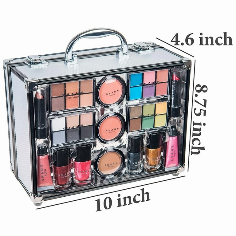 SHANY Carry All Trunk Makeup Train Case with Re-usable