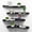 (2) Black Corner Shelves, variant on 4-Tier Corner Floating Shelves, Rustic Pine L-Shaped Shelves for Creative Wall Storage in Bedroom, Bathroom & Any Room