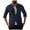 Dark Blue, variant on Men's Long Sleeve Free Dress Shirts 2024 Inner Contrast Business Casual Button Up Shirt(White,M)