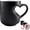 1pc, variant on Heart-Shaped Color Changing Magic Ceramic Mug, Heart Shaped Color Changing Mug, Temperature Activated Reveals Red Hearts with Hot Drinks, Romantic Gift for Couples (1Pc)