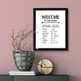 thumbnail image 3 of Welcome To Our Kitchen, 8 x 10 Black FRAMED Print Wall Art, 3 of 3