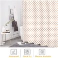 thumbnail image 5 of JOOCAR Orange Shower Curtain for Bathroom Decoration Fabric Shower Curtain set with 12 Hooks,72x72, 5 of 7