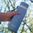 thumbnail image 2 of London Sip 25 oz Multi-Purpose Tea Infuser Mug – Fruit Infuser Water Bottle for Hot and Cold – Double Wall Stainless Steel Insulated, Blue Sunrise, 2 of 10