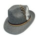 thumbnail image 2 of Sombrero de vaquero occidental para mujer y hombre, elegante, de ancha, para disfraz , accesorios para acampar Gris oscuro, 2 of 8