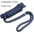 thumbnail image 4 of 4.6m/15ft Blue Boat Dock Lines Mooring Rope Double Braided Nylon Line Docking Boat Rope For Yacht Marine Accessories ,Long Lasting, 4 of 5