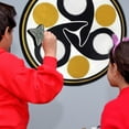 thumbnail image 3 of 26in Dart Board Game with Balls – Foldable Indoor Outdoor Safe Family Activity for Coordination(multicolor), 3 of 5