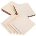 thumbnail image 1 of Diy Graffiti Wood Blocks Square Natural Wood Slices for Birthday Reminders Khaki Wood Material Drawing 20Pcs, 1 of 4