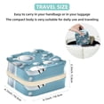 thumbnail image 5 of Tennis Travel Portable Square Bracelet Holder Organizer Box with Necklace Holder - Jewelry Organizer for Girls and Women, 5 of 6