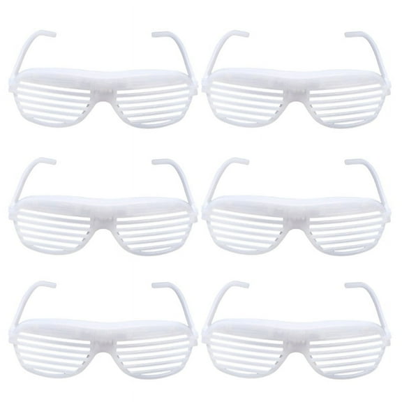 6x Light Up Sunglasses NeonParty Favor Glow Glasses for Kids Adults Party Supply