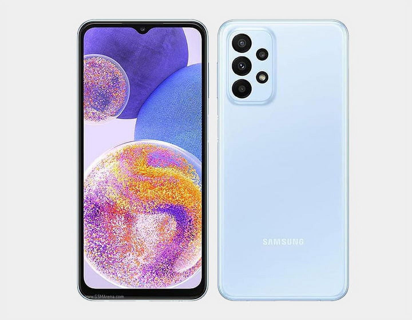 Samsung Galaxy A23 (SM-A235M/DS) Dual SIM,128 GB 4GB RAM, Factory Unlocked  GSM, International Version - No Warranty - (Black)
