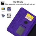 thumbnail image 5 of Allytech iPad 10th Generation Case with Pencil Holder, 2022 iPad 10.9 Case Cover 10th Generation, Auto Wake/Sleep Drop Proof Cards Slots Magnet Buckle Business Smart Case Cover for iPad 10.9", Purple, 5 of 7