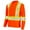 Orange, variant on JORESTECH Hi-Vis X-Back, Long-Sleeved, Two-Toned Work Safety T-Shirt, TS-15 (Yellow, L)