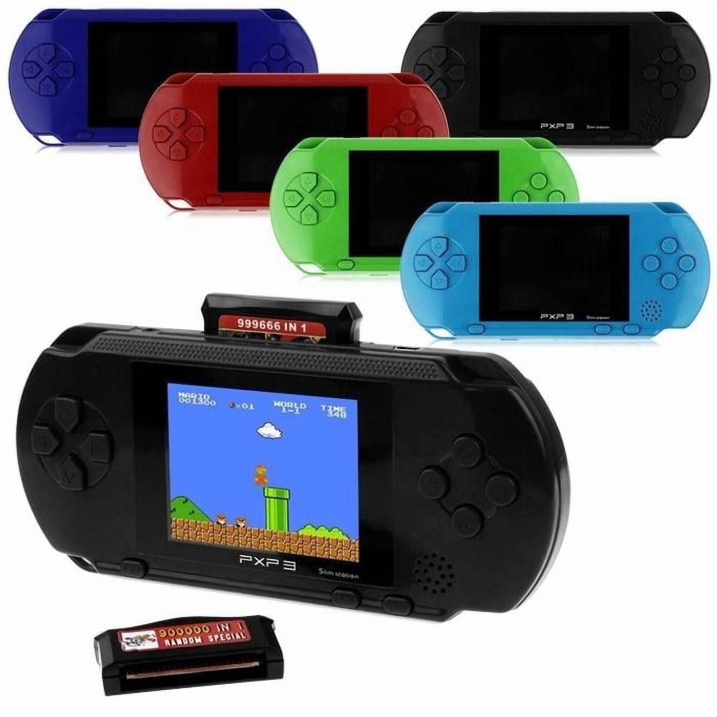 PXP3 Portable Handheld Video Game System, Blue, 150 Plus Games