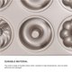 thumbnail image 5 of Inteprter Molde para hornear de acero al carbono de 12 cavidades Molde con 3 patrones de flores Calor uniformemente Herramienta para hacer postres Fácil Utensilios de cocina Inteprter HA015790-00, 5 of 6