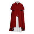 thumbnail image 2 of FNFYFH Mens Medieval Cloak Renaissance Cape Gothic Vintage Cosplay Adult Halloween Costume, 2 of 3