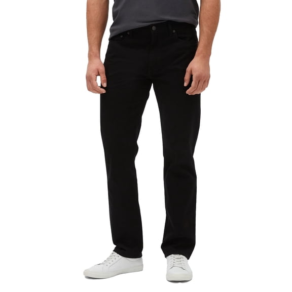 Jeans GAP Corte Recto Negro Verdadero para Hombre 36W x 32L