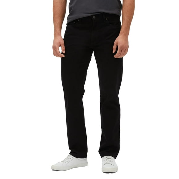 Jeans GAP Hombre Ajuste Recto Negro Verdadero 38 de Cintura x 86 cm de Largo