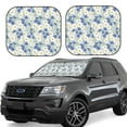 thumbnail image 1 of Balery Daisies Flowers Parasol para parabrisas de coche de 2 piezas | Parasol plegable para parabrisas delantero de coche para la mayoría de sedanes-Medium, 1 of 6