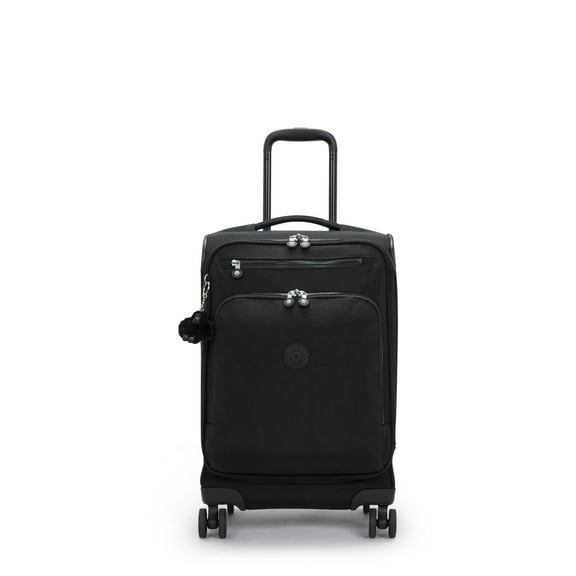 Kipling New Youri Spin Small 4 Wheeled Rolling Luggage Black Noir