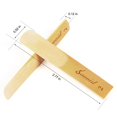 thumbnail image 4 of Sovvid 10 Pack Bb Clarinet Reeds with Plastic Box, Strength 2.0 Reeds for Clarinet, Thinner Reed Tip & Unfiled Cut for Easy of Play, Traditional Reeds for Clarinet Beginner and Player, 4 of 4