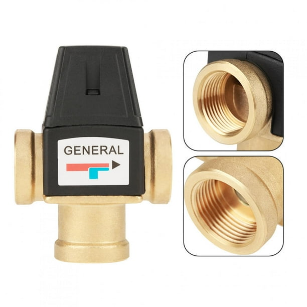Valve, 3 Way Mixing Valve, Shower Faucet Thermostatic Mixing Valve