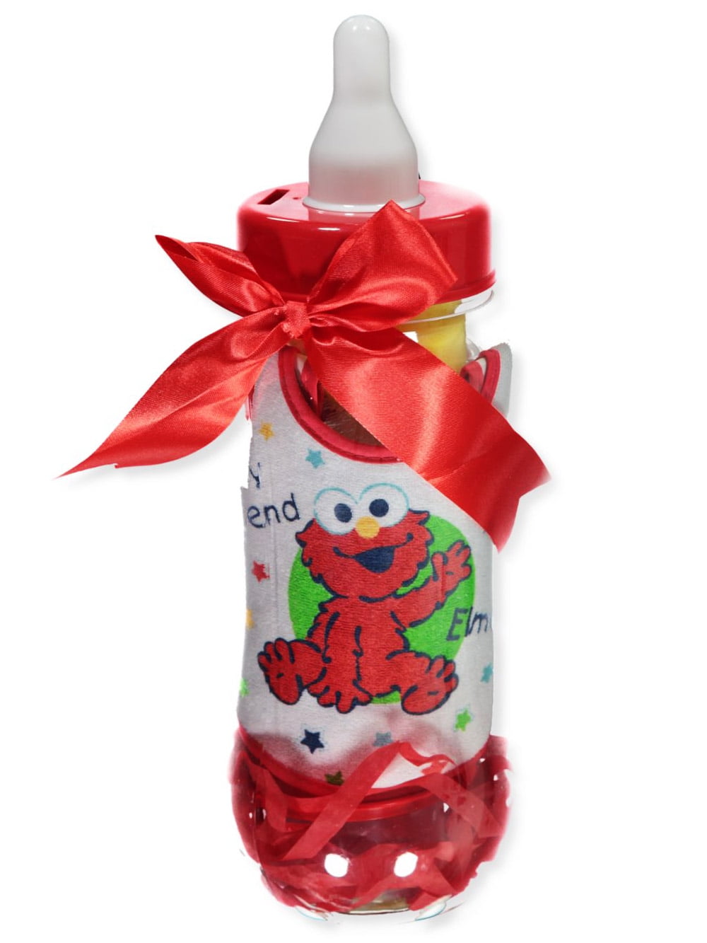 Sesame Street Baby 8Piece Bottle Bank Gift Set red, one size